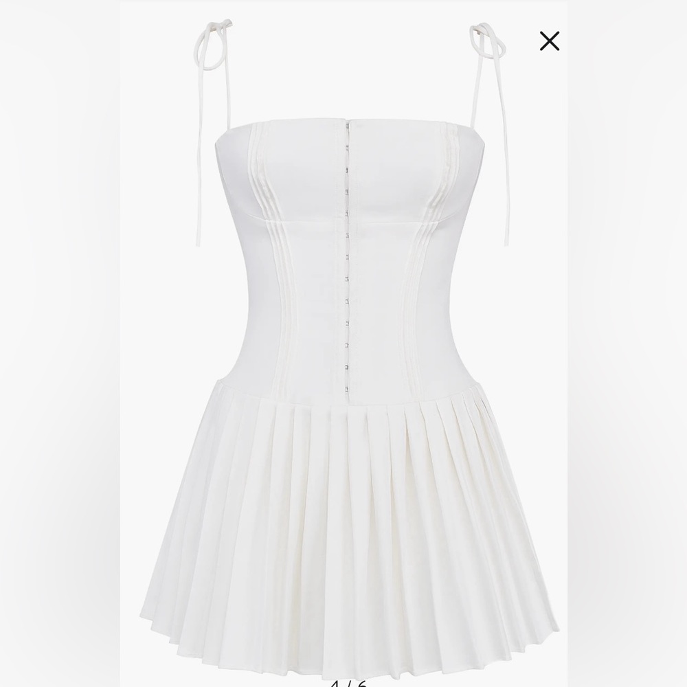 House of CB White Corset Dress